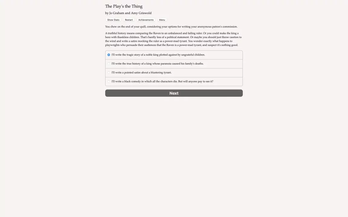 -The Play's the Thing-游戏截图-好玩游戏库