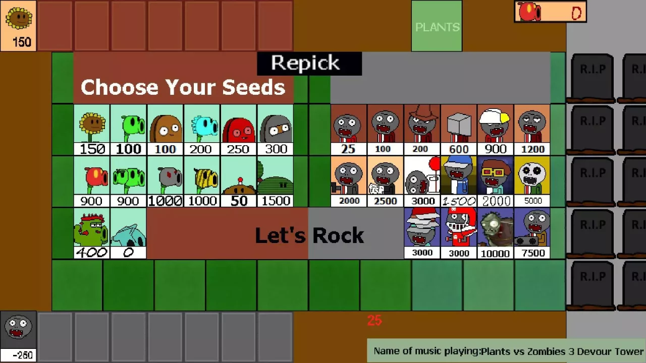 -Plants vs. Zombies 2 Players-游戏截图-好玩游戏库