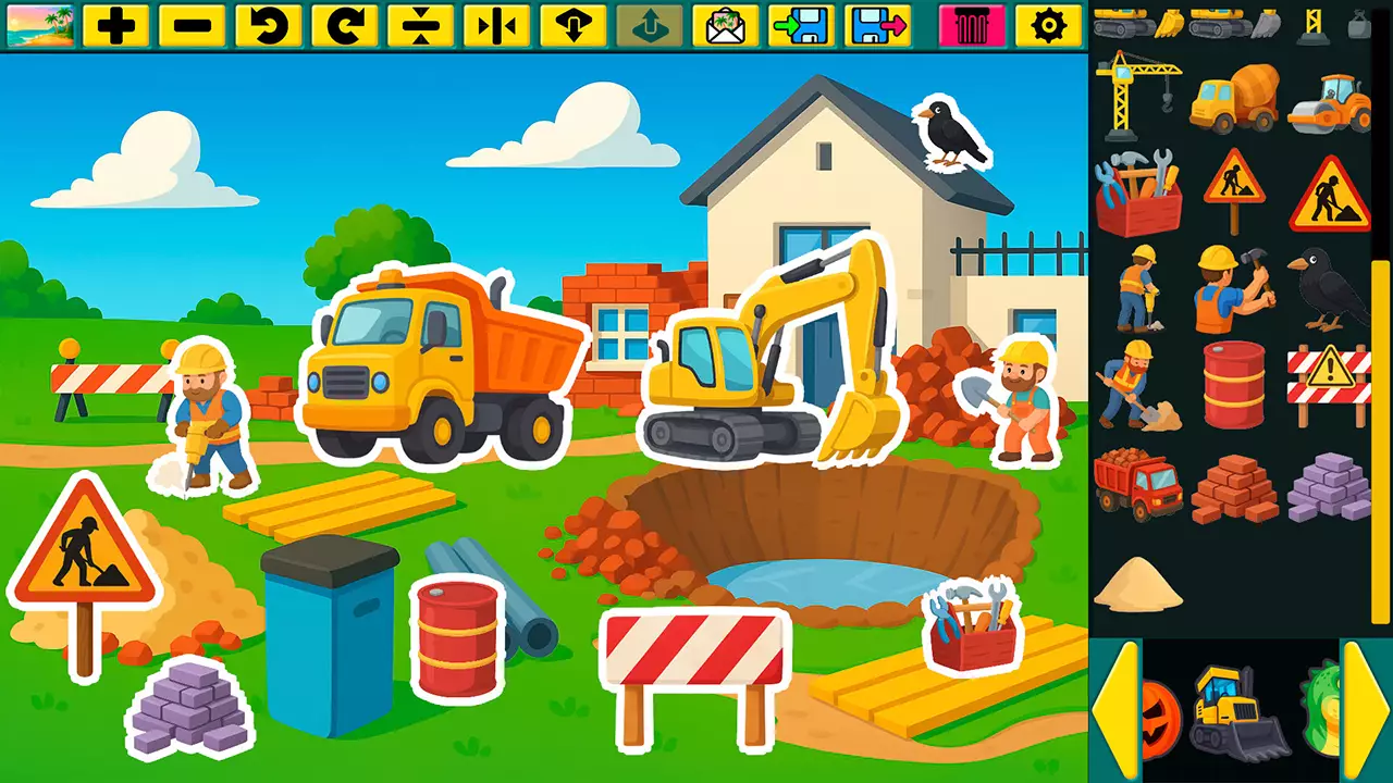 超级贴纸工作室-Super Sticker Studio-游戏截图-好玩游戏库