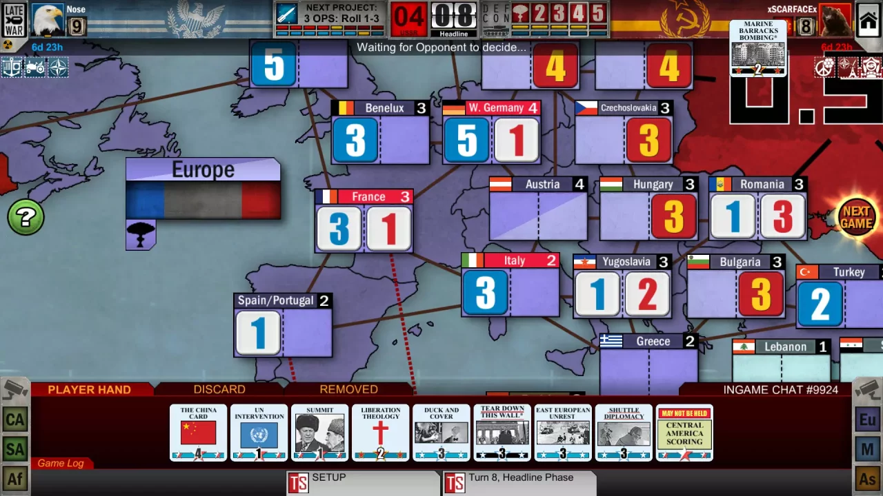 -Twilight Struggle-游戏截图-好玩游戏库