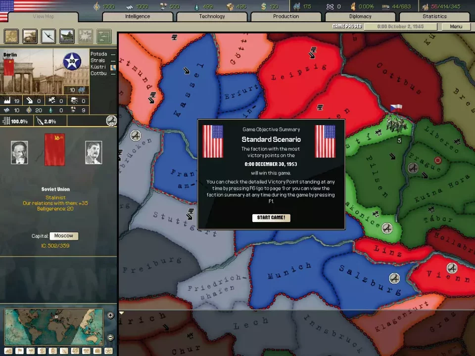 -Hearts of Iron 2 Complete-游戏截图-好玩游戏库