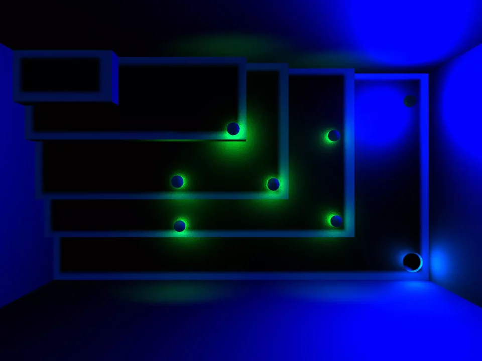 -"Glow Ball" - The billiard puzzle game-游戏截图-好玩游戏库