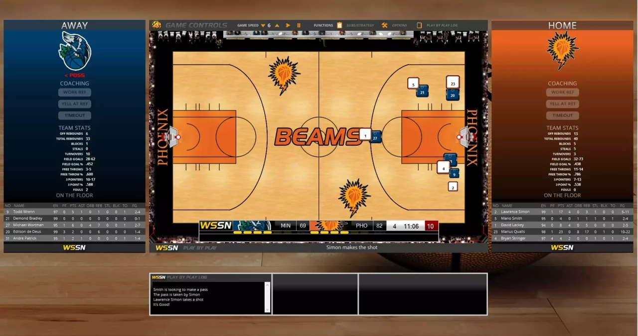 -Draft Day Sports Pro Basketball 4-游戏截图-好玩游戏库