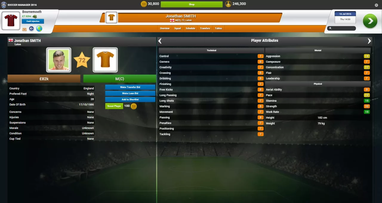 -Soccer Manager 2016-游戏截图-好玩游戏库