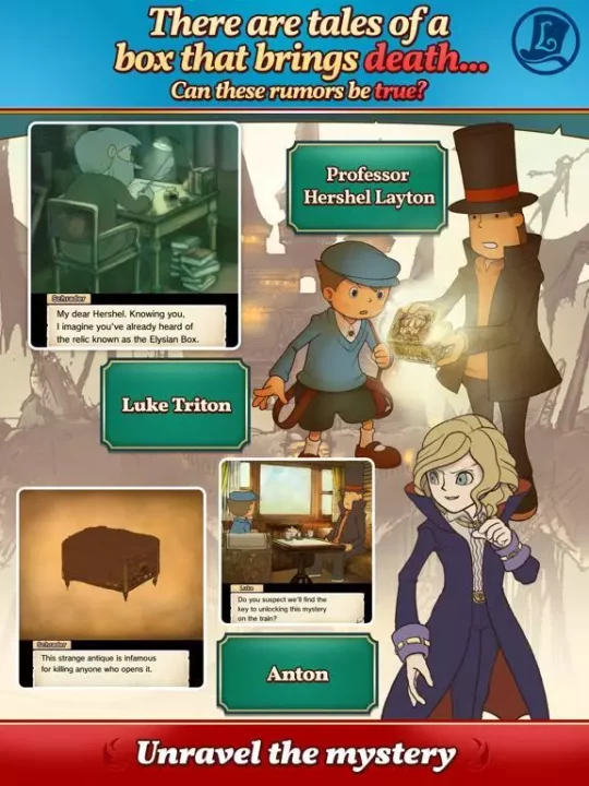 -Professor Layton and the Diabolical Box-游戏截图-好玩游戏库