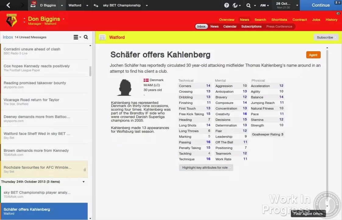 -Football Manager 2014-游戏截图-好玩游戏库