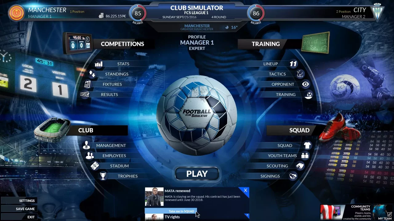 Football Club Simulator – FCS