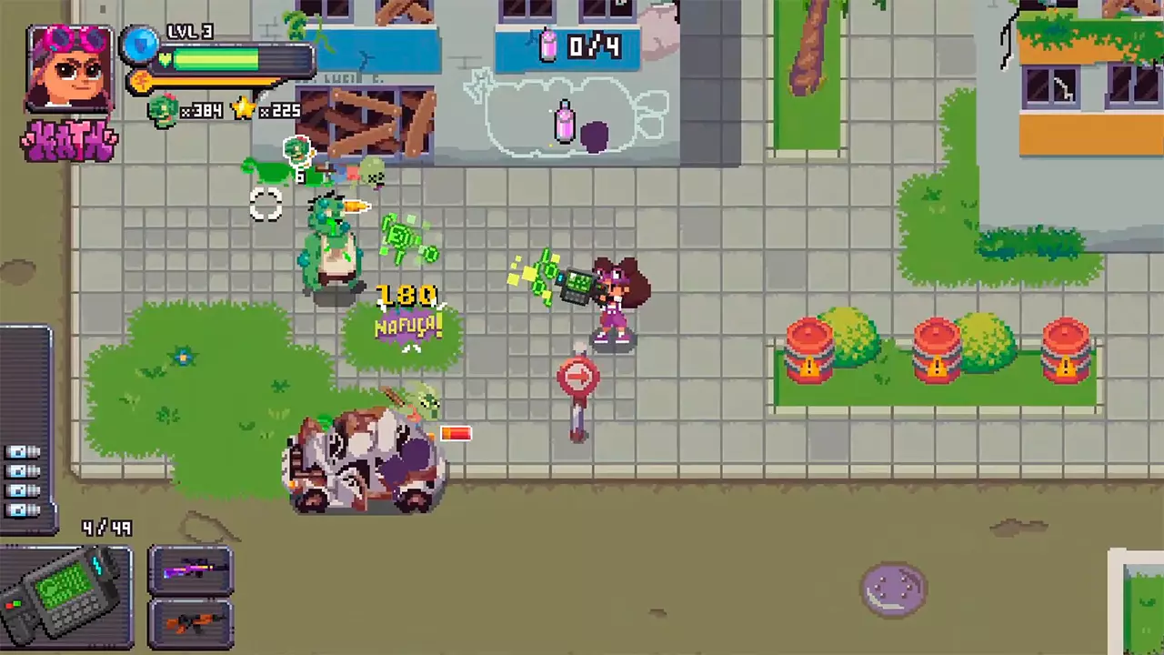 僵尸街区：涂鸦特工队-Ghetto Zombies: Graffiti Squad-游戏截图-好玩游戏库