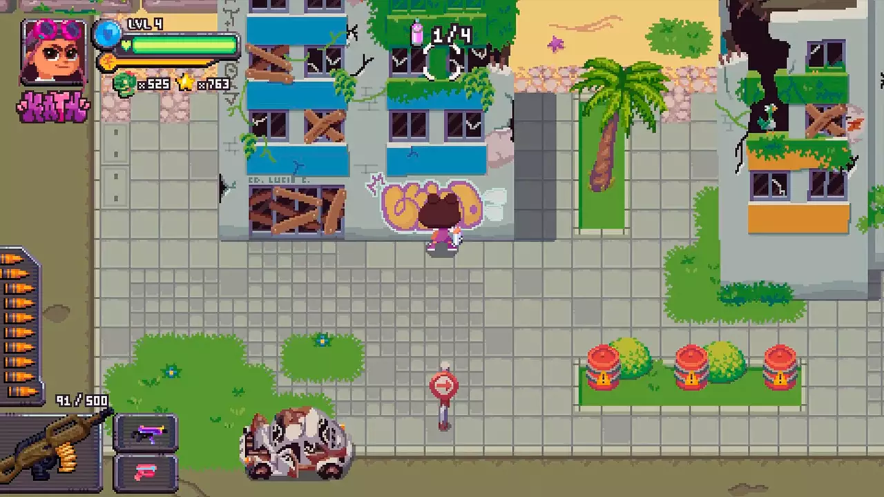 僵尸街区：涂鸦特工队-Ghetto Zombies: Graffiti Squad-游戏截图-好玩游戏库