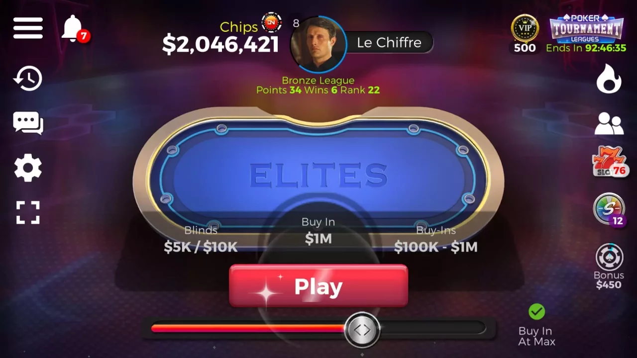 -Downtown Casino: Texas Hold'em Poker-游戏截图-好玩游戏库