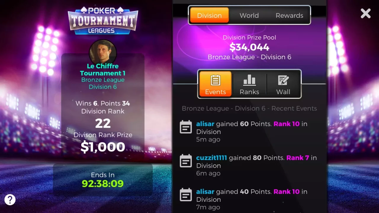 -Downtown Casino: Texas Hold'em Poker-游戏截图-好玩游戏库