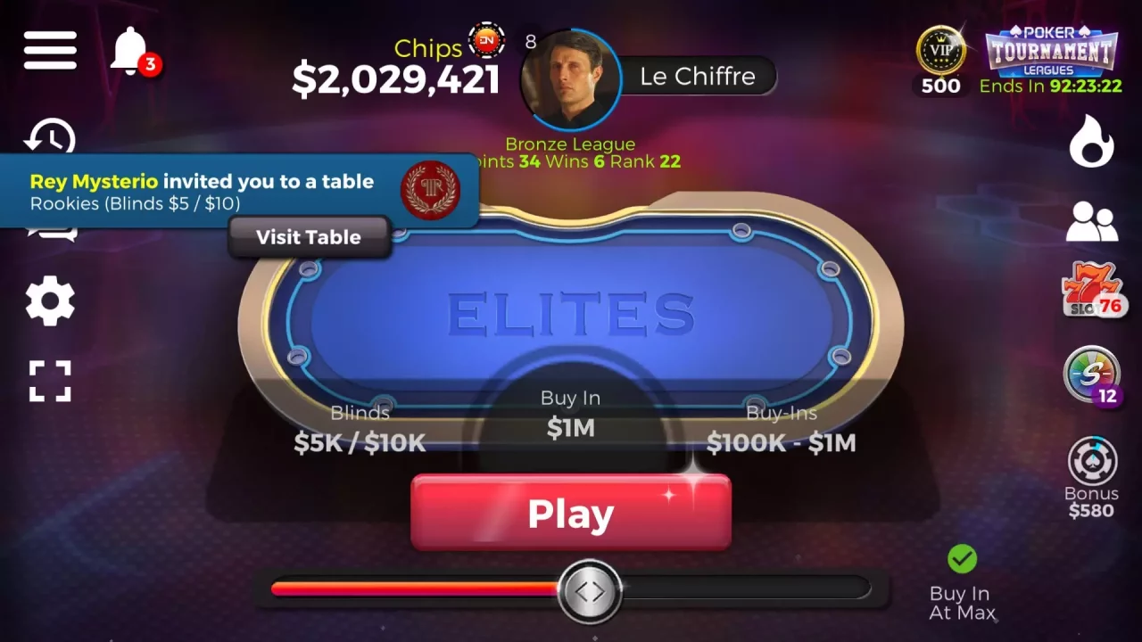-Downtown Casino: Texas Hold'em Poker-游戏截图-好玩游戏库