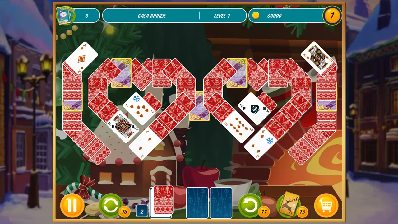 -Solitaire Christmas. Match 2 Cards-游戏截图-好玩游戏库
