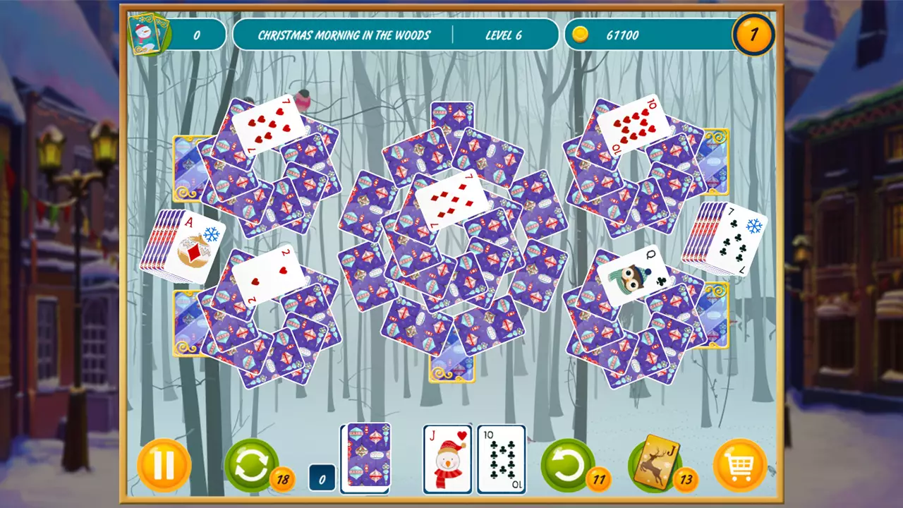 -Solitaire Christmas. Match 2 Cards-游戏截图-好玩游戏库