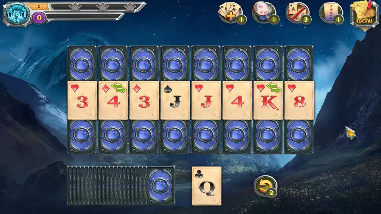 Mystic Journey: Tri Peaks Solitaire