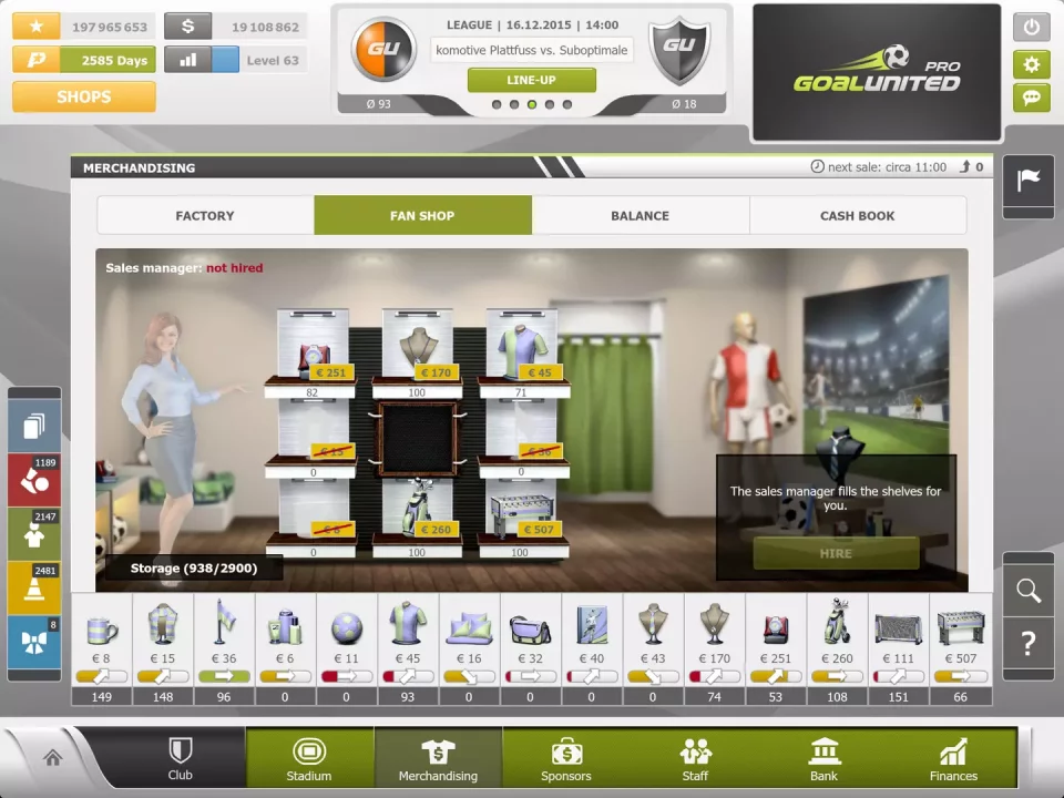 -goalunited PRO – football manager for experts-游戏截图-好玩游戏库