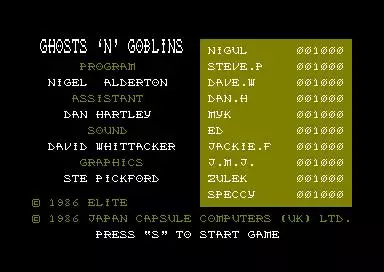 -Ghosts 'n Goblins (1985)-游戏截图-好玩游戏库