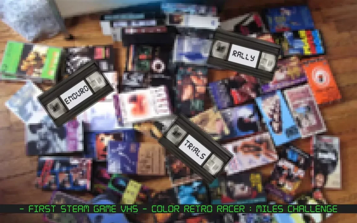 -FIRST STEAM GAME VHS - COLOR RETRO RACER: MILES CHALLENGE-游戏截图-好玩游戏库
