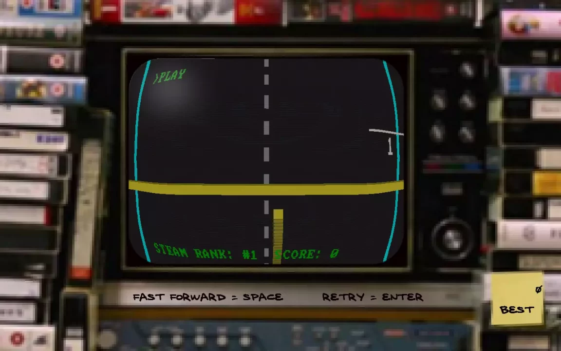-FIRST STEAM GAME VHS - COLOR RETRO RACER: MILES CHALLENGE-游戏截图-好玩游戏库