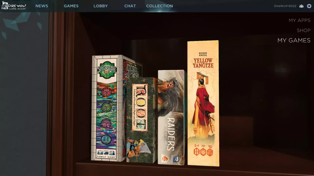 Dire Wolf Game Room