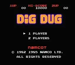 -Dig Dug (1982)-游戏截图-好玩游戏库