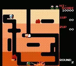 -Dig Dug (1982)-游戏截图-好玩游戏库