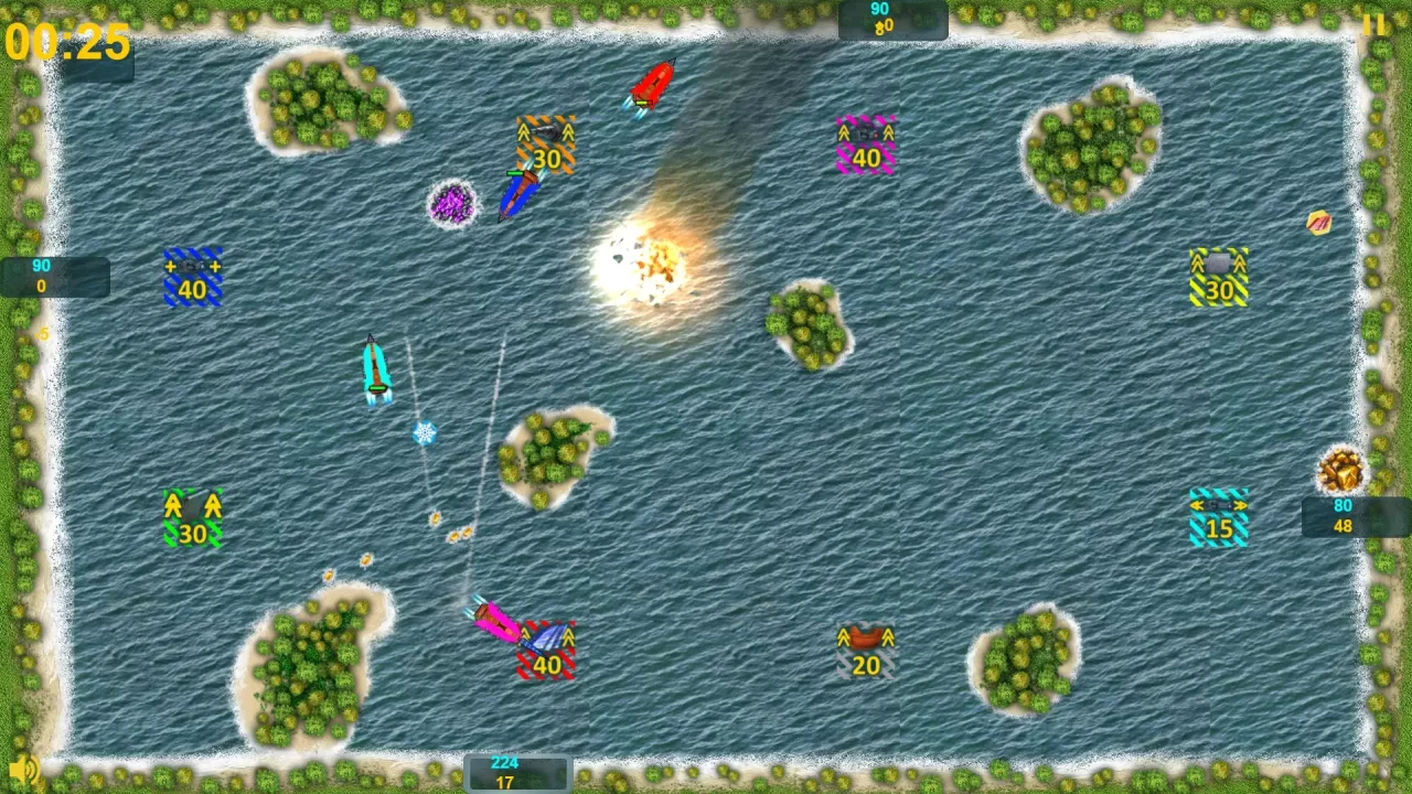 -OneScreen Solar Sails-游戏截图-好玩游戏库