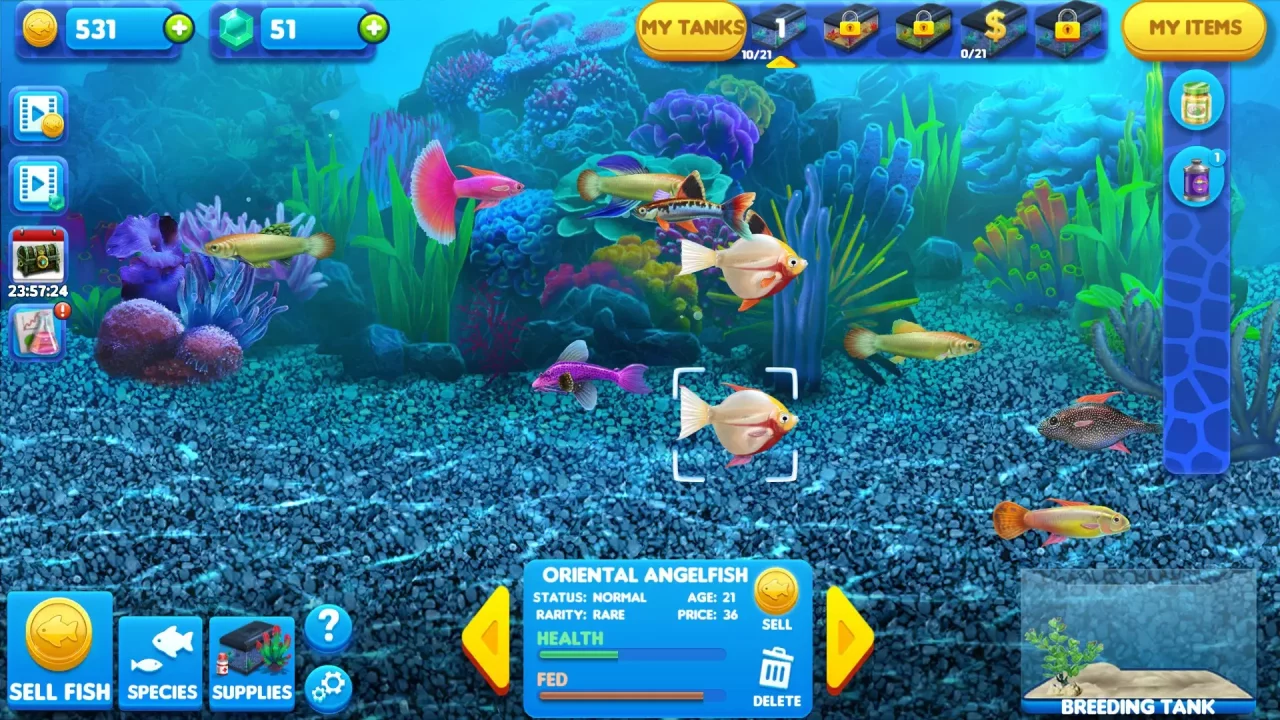 -Fish Tycoon 2: Virtual Aquarium-游戏截图-好玩游戏库