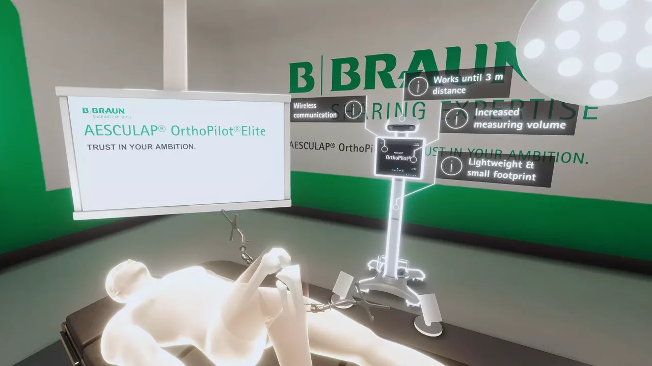 AESCULAP OrthoPilot Elite VR Palpation