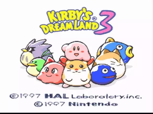 -Kirby's Dream Land 3 (1997)-游戏截图-好玩游戏库