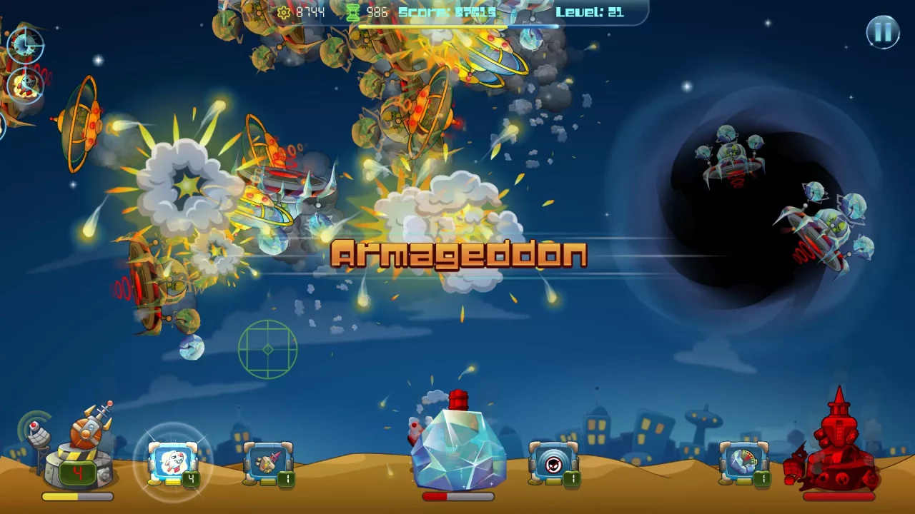 -Galactic Missile Defense-游戏截图-好玩游戏库