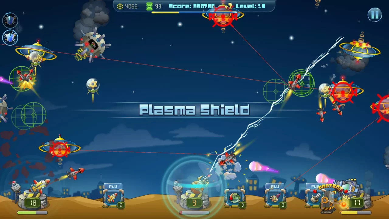 -Galactic Missile Defense-游戏截图-好玩游戏库