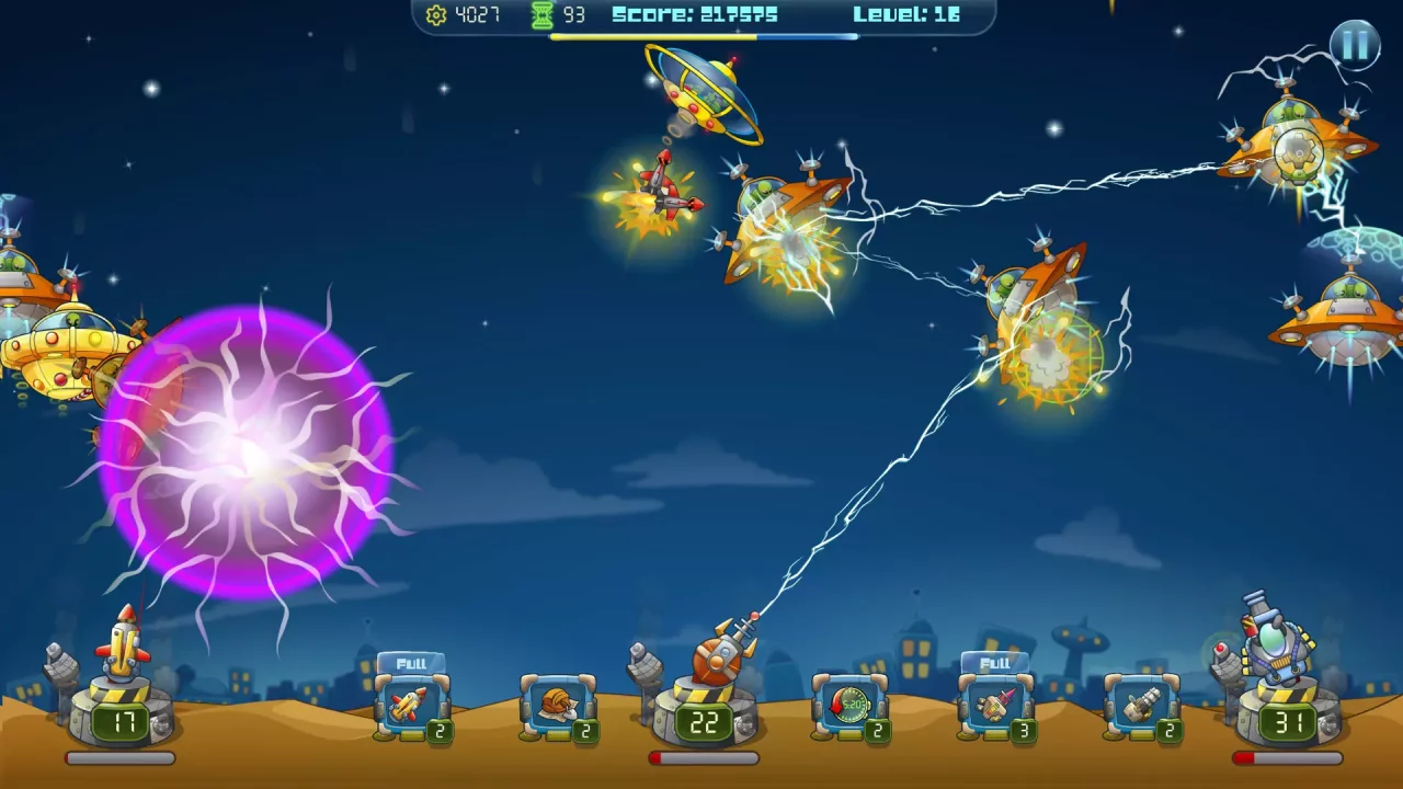-Galactic Missile Defense-游戏截图-好玩游戏库
