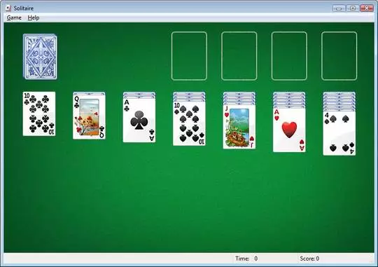 -Solitaire (1990)-游戏截图-好玩游戏库
