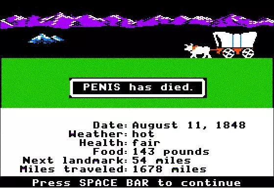 -The Oregon Trail (1971)-游戏截图-好玩游戏库