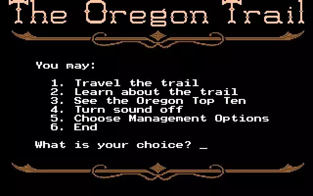 -The Oregon Trail (1971)-游戏截图-好玩游戏库