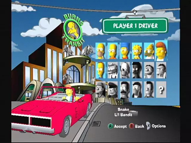 -The Simpsons: Road Rage-游戏截图-好玩游戏库