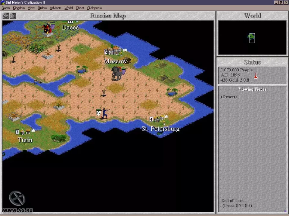 -Sid Meier's Civilization 2-游戏截图-好玩游戏库