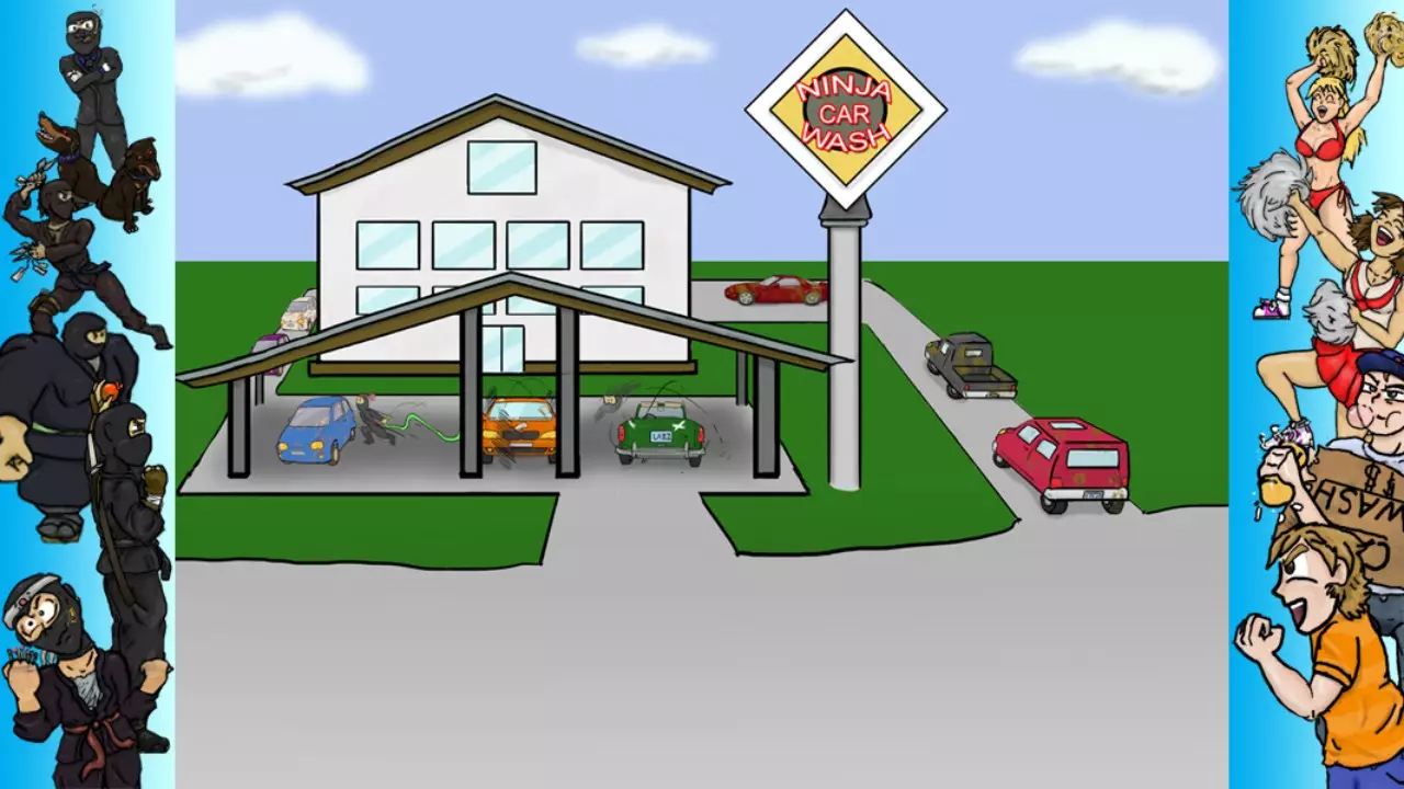 -Car Washer: Summer of the Ninja-游戏截图-好玩游戏库