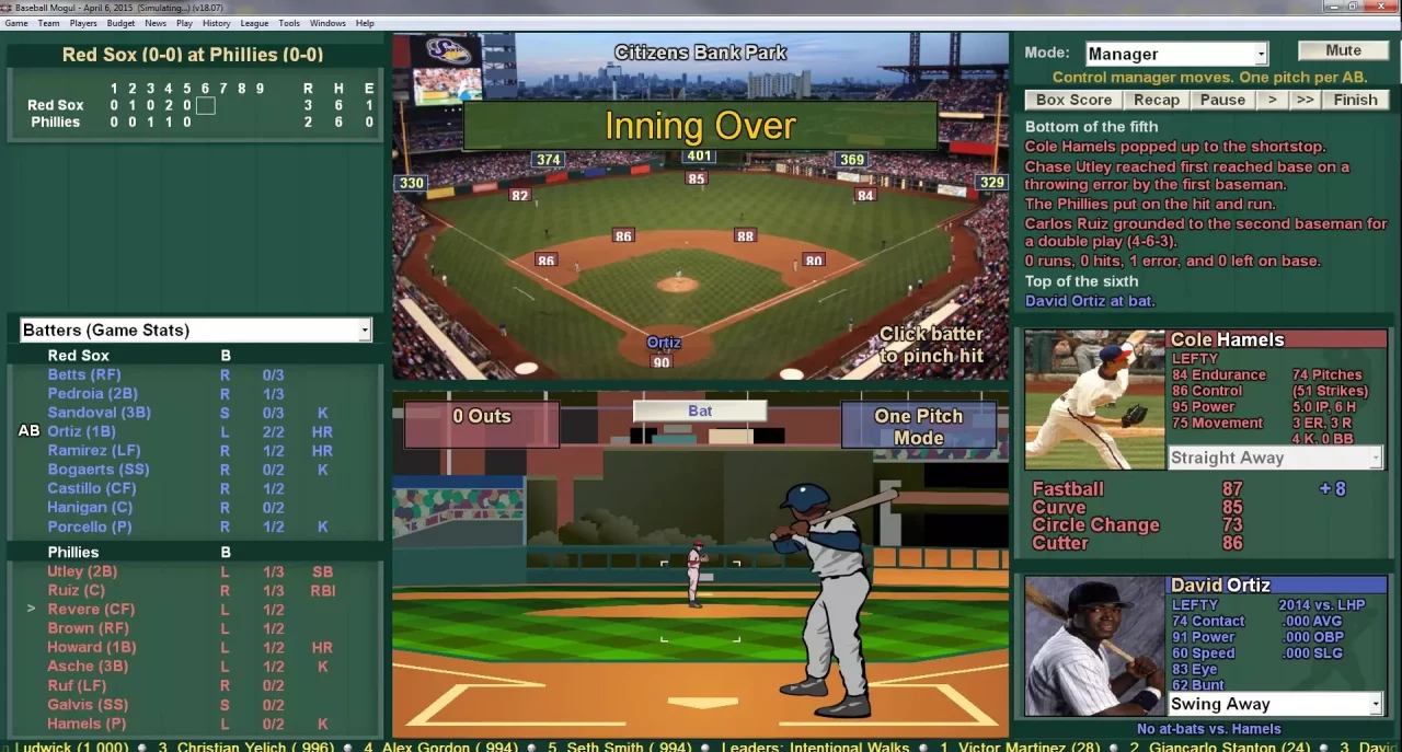 -Baseball Mogul Diamond-游戏截图-好玩游戏库