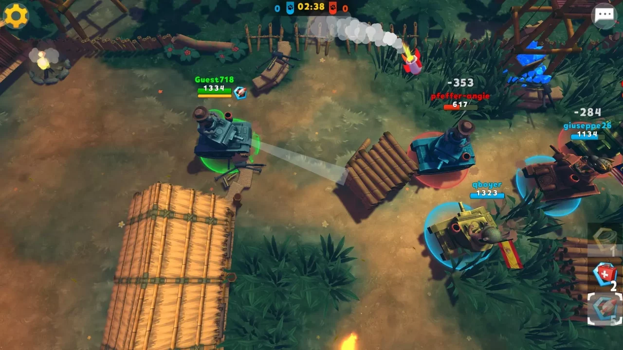 -Zoo War: 3v3 Tank Online Games-游戏截图-好玩游戏库