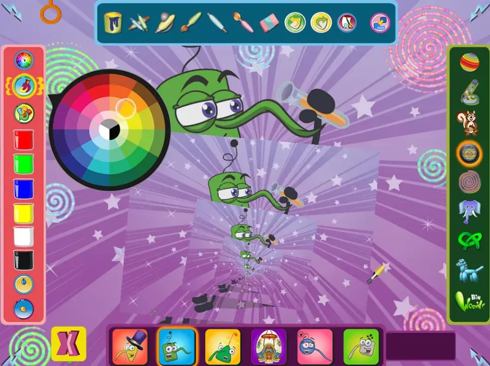 -Bin Weevils Arty Arcade-游戏截图-好玩游戏库