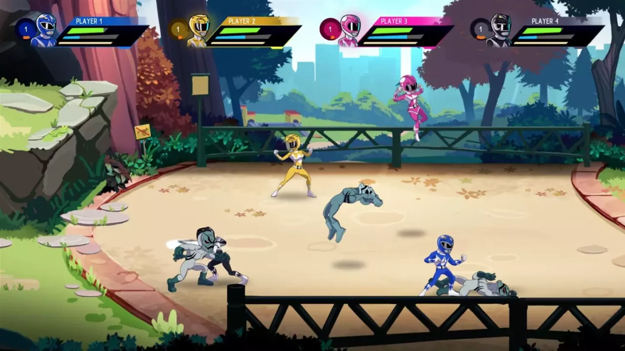 -Saban’s Mighty Morphin Power Rangers: Mega Battle-游戏截图-好玩游戏库