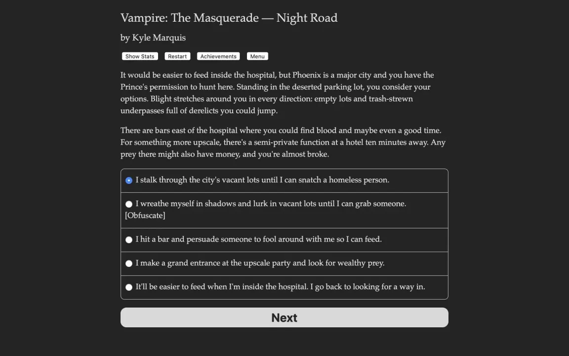 -Vampire: The Masquerade — Night Road-游戏截图-好玩游戏库