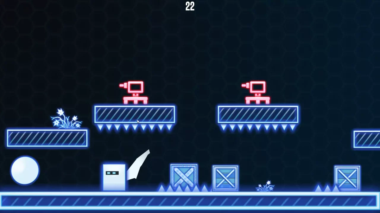 -2D Neon Cube-游戏截图-好玩游戏库