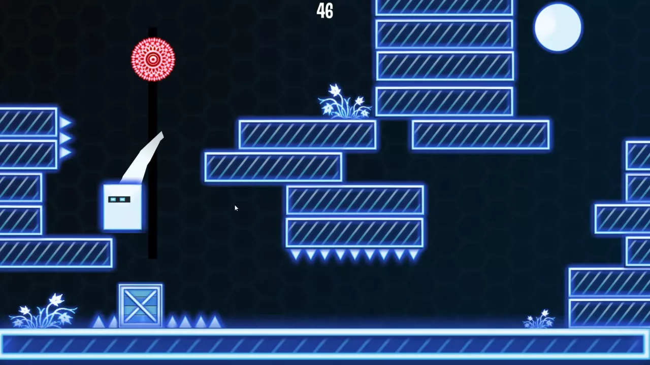 -2D Neon Cube-游戏截图-好玩游戏库