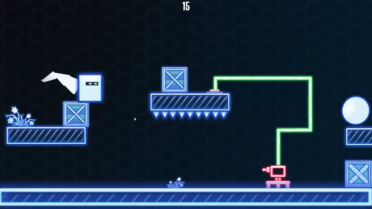 -2D Neon Cube-游戏截图-好玩游戏库