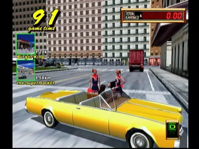 -Crazy Taxi 2-游戏截图-好玩游戏库