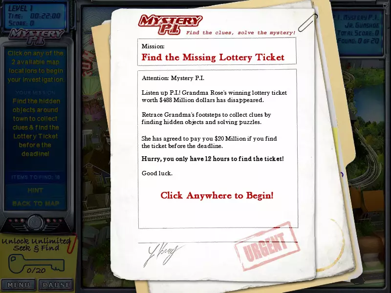 -Mystery P.I. - The Lottery Ticket-游戏截图-好玩游戏库