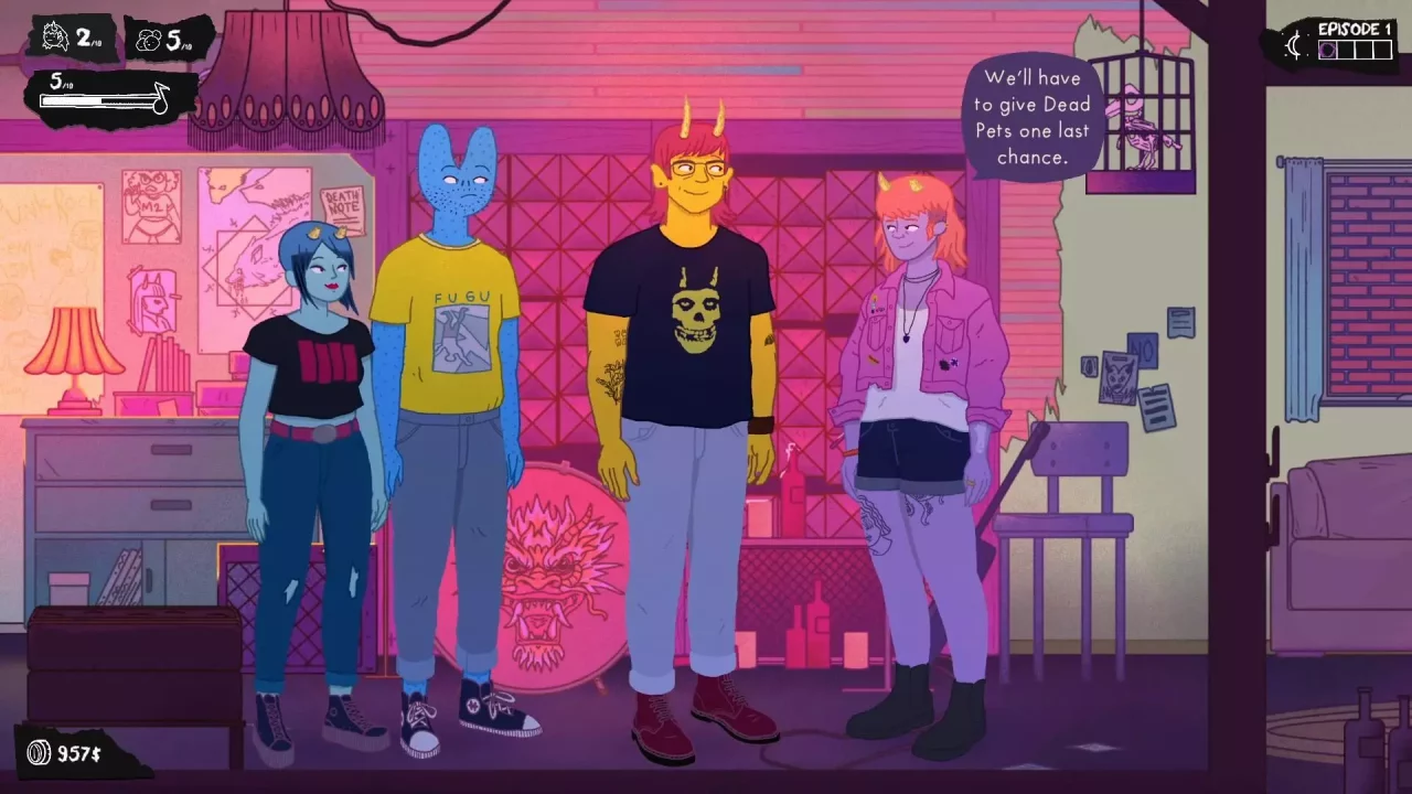 呆萌宠物-Dead Pets: A Punk Rock Slice of Life Sim-游戏截图-好玩游戏库